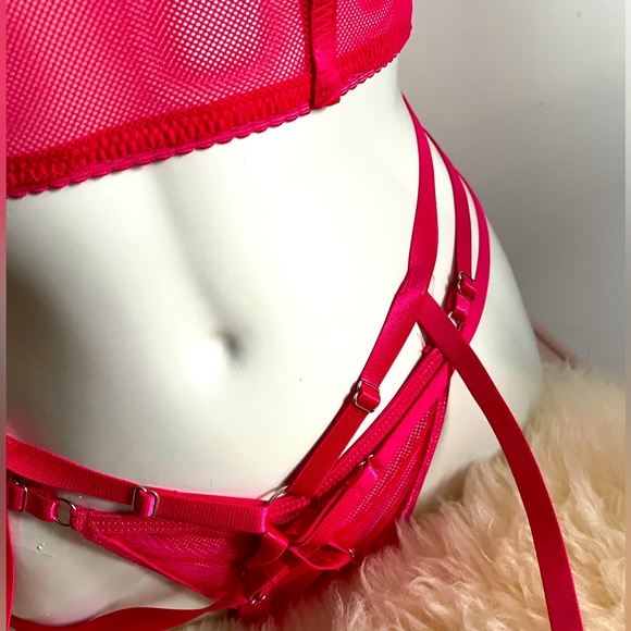 Dolls Kill Other - Sold Out ~•Pink sexy full Set lingerie ~Medium